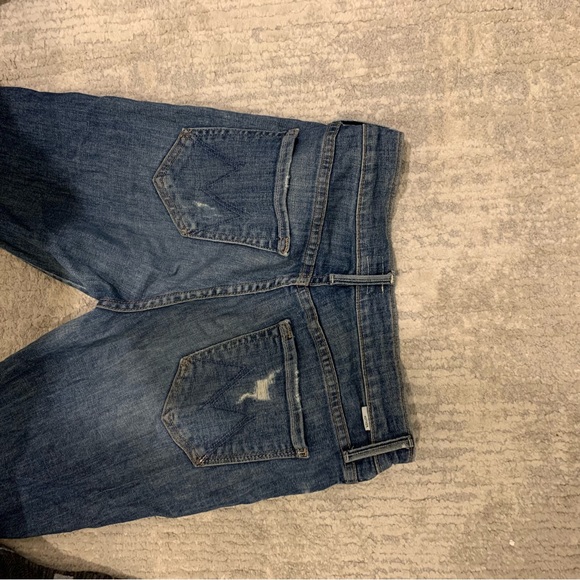 MOTHER Denim The Vamp Fray Crazy Like A Fox Distressed Jeans - Picture 4 of 12